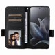 thumbnail image 5 of Funda Cartera para Motorola X70 Air Tapa Flip con Ranuras y Soporte Negro, 5 of 5
