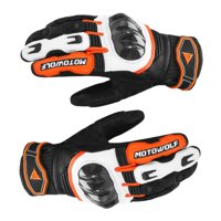 Guantes Medio Dedo Para Moto Motowolf 0334