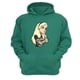 thumbnail image 1 of Polerón Canguro Alicia Rock & Roll Verde Aguamarina Talla Xs Unisex, 1 of 3