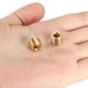 thumbnail image 3 of Uxcell 5Pcs 1/8" Macho BSP Tapón de Tubo Enchufe de Rosca Hexagonal Interna Tapones de Tubo de Latón, 3 of 7