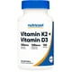 thumbnail image 1 of Suplemento Nutricost Vitamina K2 MK7 100 mcg más Vitamina D3 5000 UI, 1 of 3