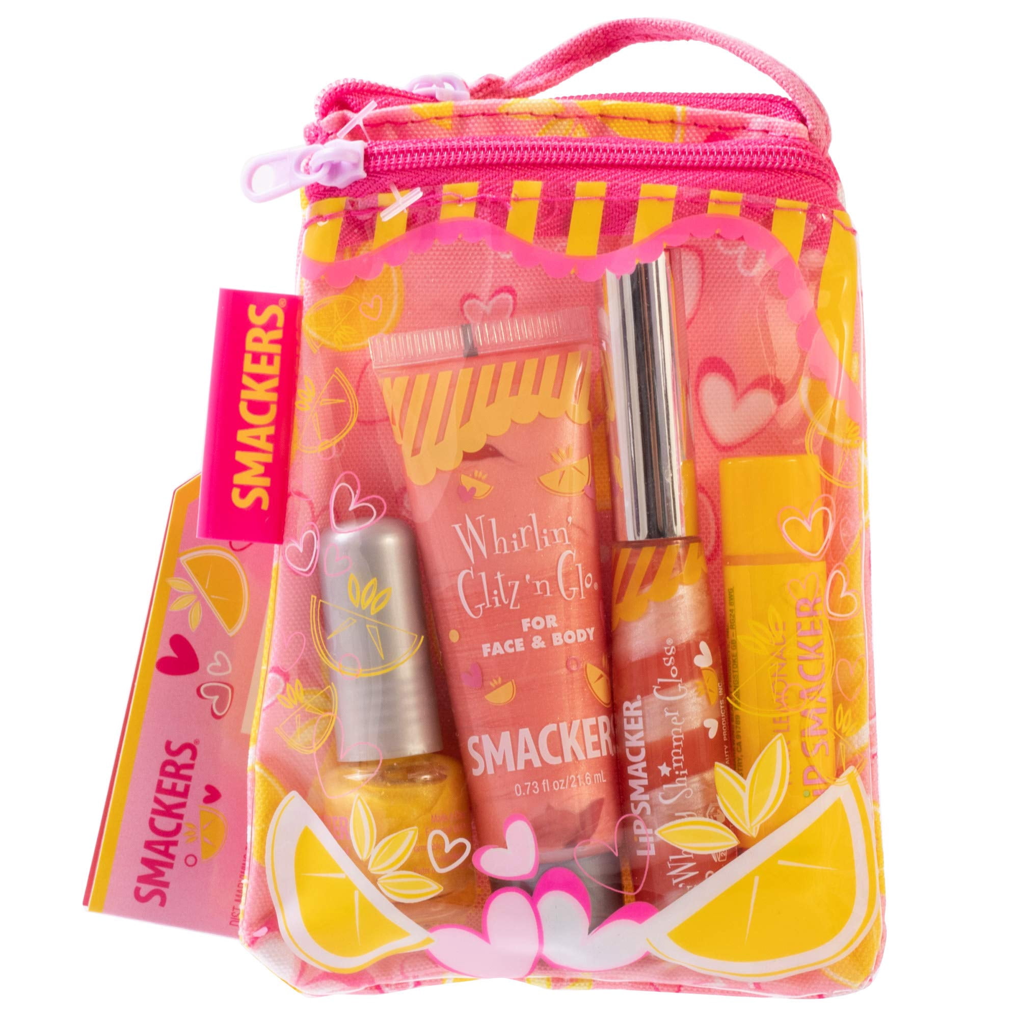 Set De Maquillaje Lip Smacker Pink Lemonade Glam Bag Para Niñas