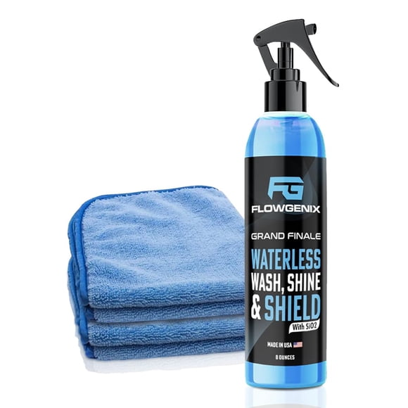 Spray De Lavado De Autos Sin Agua Grand Finale 240 Ml Con Toallas