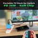 thumbnail image 3 of Cargador de muelle para Nintendo Switch, estación de acoplamiento portátil de 36W para Switch con puertos HDMI 4K@60Hz/USB2.0/Carga Rápida PD USB-C, con cable USB-C a USB-C, 3 of 9