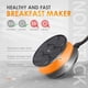 thumbnail image 3 of Pancake Pan con 7 Smiley Rostro, Pancake Maker Antiadherente Mini Pancake Griddle Pan para Niños, Negro, 3 of 7