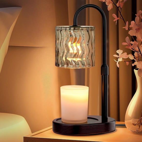 Lámpara calentadora de velas GOIUEDBZ con temporizador eléctrico regulable