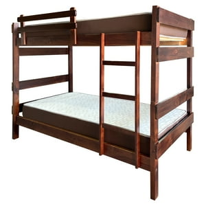 Araucarias - Camarote De Madera Desmontable Newen 1 Plaza + 2 Colchones Dormitorio