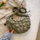 thumbnail image 2 of Bolso de mano acolchado para mujer, ligero y acolchado, tipo hobo, 2023, con pliegues en forma de nube., 2 of 6