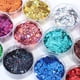 thumbnail image 2 of Set de purpurina Licool Craft, holográfico, grueso, 12 colores, 2 of 8