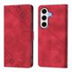 thumbnail image 4 of Funda Cartera para Samsung Galaxy S24 FE con Soporte y Ranuras, Resistente a Golpes y Rayones Rojo, 4 of 5