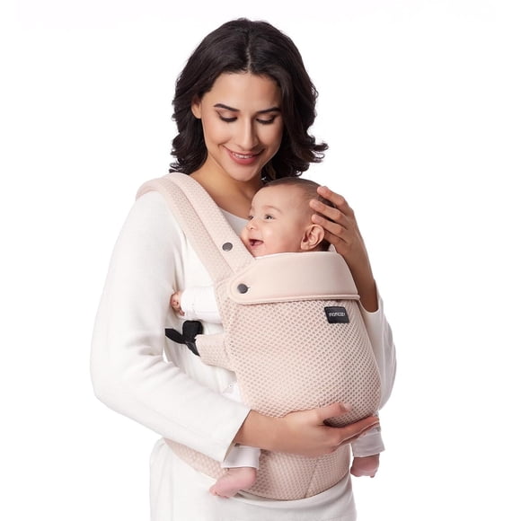 Mochila Portabebé Momcozy Transpirable Malla Soporte Lumbar