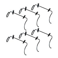 Bothyi - 6 Estantes De Hierro Para Vino Montados En La Pared, Multifunción Para Almacenamiento De Vino, Barra De Casa Derecha