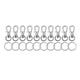 thumbnail image 5 of Gancho De Seguridad De Cordón Giratorio De Metal De 20 Piezas Con Llaveros, 5 of 5