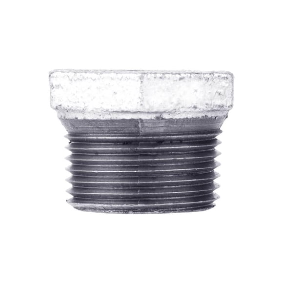 Buje hexagonal STZ Industries, hierro maleable galvanizado, 4 x 3 pulgadas