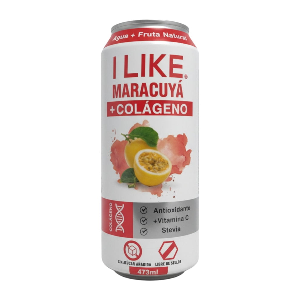 I Like - Pack X6 Jugo Natural + Colageno Maracuya 473ml