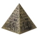 thumbnail image 1 of Artesanías De Metal Pirámides Egipcias Modelo De Construcción Estantería Ornamento Bronce, 1 of 3