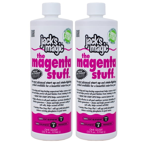 Removedor de Manchas para Piscinas Jack's Magic Magenta Stuff 2x946 ml