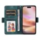 thumbnail image 2 of Carcasa FOXDOCK iPhone 16 de cuero PU, diseño acolchado clásico, protección contra caídas y rayones, 2 of 5