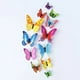 thumbnail image 2 of 12pcs Colorful Simulation Butterfly Wall Stickers, Double-Layer 3D Wall Stickers, Bedroom Decorations, 2 of 5