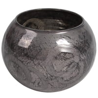 Mallorca - Portavela Decorativo Greta Grafito Pequeña