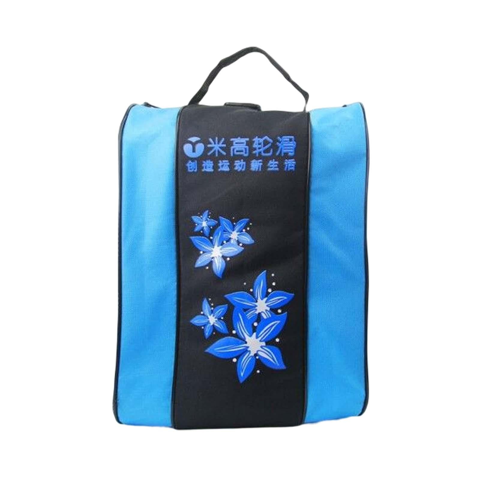 Ioensy - Bolsa De Transporte Para Patines De 3 Capas Para Niños, Patines De Ruedas, Patines En Línea, Patines De Hielo, Azul