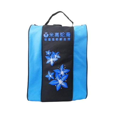 Ioensy - Bolsa De Transporte Para Patines De 3 Capas Para Niños, Patines De Ruedas, Patines En Línea, Patines De Hielo, Azul