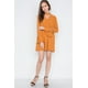 thumbnail image 2 of Vestido Mini Liso con Escote en V y Manga Larga, 2 of 5