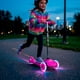 thumbnail image 2 of Scooter Monopatin 3 Ruedas Luces Barra Ajustable 70cm Rosa Bex, 2 of 9