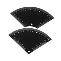 Magideal - 2 Piezas Regla De Cejas Kit De Mapeo Herramienta De Dibujo Guía Reutilizable En Pvc Ligero Fácil De Usar Para Principiantes Adecuado Para Maquillaje