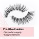 thumbnail image 5 of Eyelashes Eylure, prepegadas, con textura ligera y tenue, número 117, paquete doble, 5 of 7