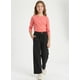 thumbnail image 1 of Pantalon Ancho Ni a Palazzo Holgado Con Cintura Elastica, 1 of 3