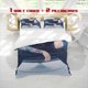 thumbnail image 1 of 3pcs Tian Junguo Printed Three Piece Bedding Set Soft Duvet Cover And Two Pillowcases, 1 of 5