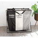 thumbnail image 1 of Canasto ropa sucia plegable organizador 3 espacios, 1 of 3