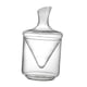 thumbnail image 2 of Jarra Cristal Alta Transparente Para Bebidas Fiestas Boca Oblicua Gran Presente, 2 of 5