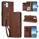 thumbnail image 2 of Funda Cartera Trébol para iPhone 12/12 Pro con Ranuras Tarjetas y Carga Inalámbrica Marrón, 2 of 6