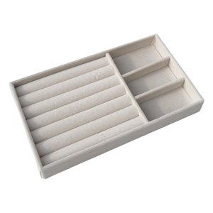 Ioensy - Bandeja Multiusos Para Joyería, Contenedor Organizador Para Cadenas, Gemelos, Anillos, Estilo A