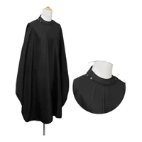 Linastore - Capa Corte Pelo Barberia Peluqueria Profesional Con Cuello Negro