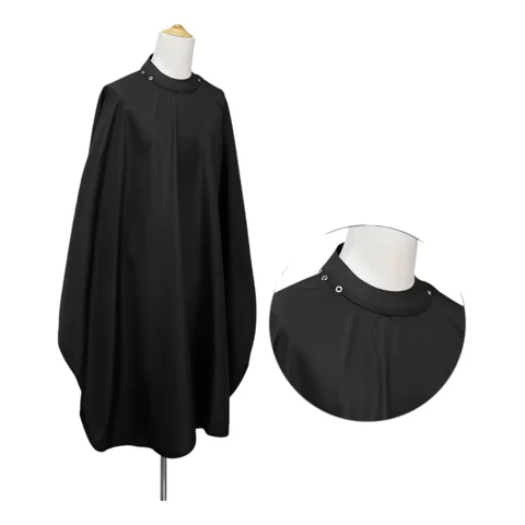 Linastore - Capa Corte Pelo Barberia Peluqueria Profesional Con Cuello Negro