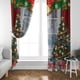 thumbnail image 3 of Cortinas Llylumty con diseño de árbol de Navidad 2 paneles, 3 of 3