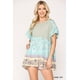 thumbnail image 1 of Top con Volantes y Abertura en la Espalda con Estampado Floral y Lunares, 1 of 5