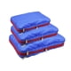 thumbnail image 1 of Cubos De Embalaje De Compresión De 3 Uds, Reutilizables Expandibles Para Senderismo, Viajes, Camping, Azul Oscuro, 1 of 5