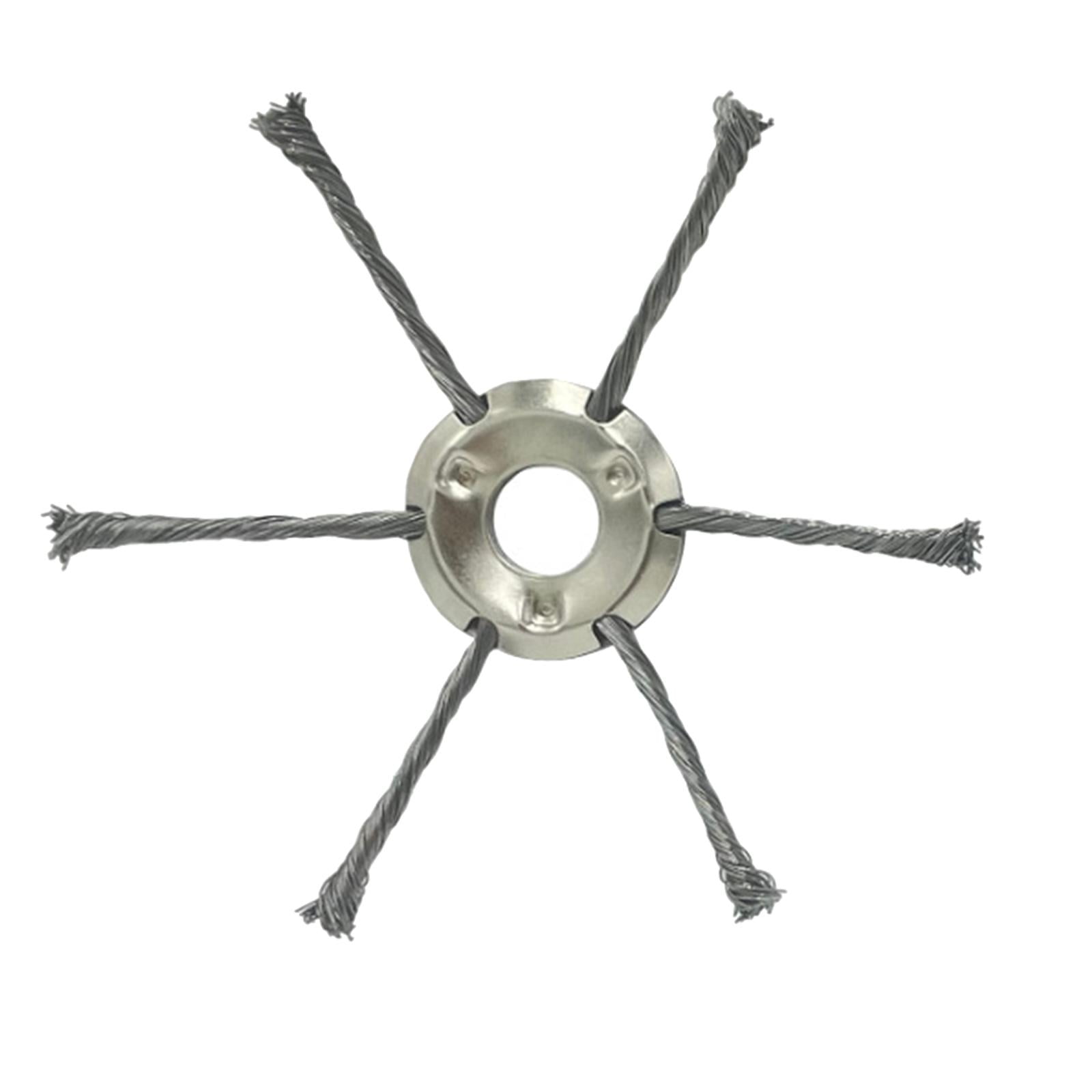 Magideal - Cabezal De Repuesto Para Cortadora De Alambre, Cabezal De Acero Para Desbrozadora, Herramientas De Jardinería Duraderas, Cabezal De Acero Para Cortado 6 Hojas De 8 Pulgadas