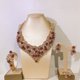thumbnail image 5 of 4 Pzas 18K Juegos de Joyería Brillantes para Mujer Collar de Cristal Perla Pulsera Aretes Juegos de Anillos Conjuntos de Joyería para Mujer de Honor y Novia para Boda Compromiso Fiesta Graduación, 5 of 7