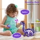 thumbnail image 3 of Juguete de dinosaurio Koonie con mando a distancia, lentejuelas reversibles, color morado, 3 of 7