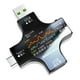 thumbnail image 5 of Detector amperímetro de voltaje y amperios, medidor de potencia USB portátil, comprobador de 5 A, cable USB negro Estilo A, 5 of 5