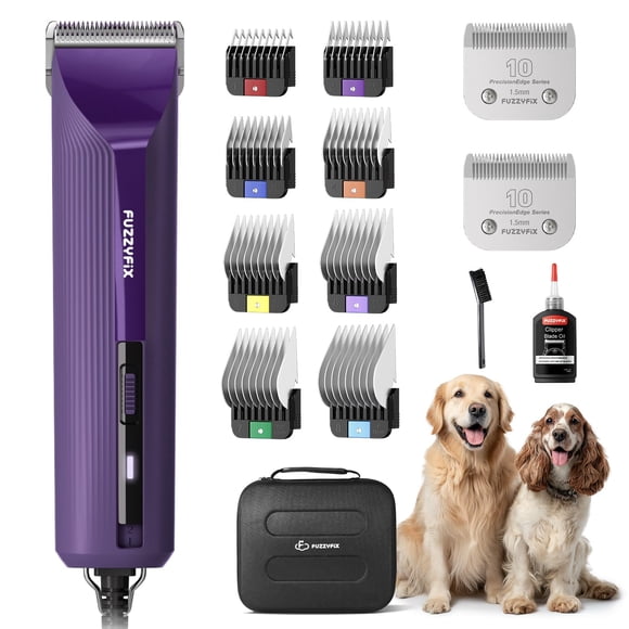 Máquina cortapelo para mascotas FuzzyFix AmpFix de 2 velocidades 120 V