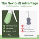 thumbnail image 2 of Bidé portátil Nextcraft de 400 ml con boquilla plegable, libre de BPA, 2 of 6