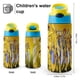 thumbnail image 2 of Caballeros Dorados Botella de Agua con Tapa Pop Top de Un Toque, Acero Inoxidable, a Prueba de Fugas, para Deportes, Botella Infantil azul 12 oz, 2 of 6