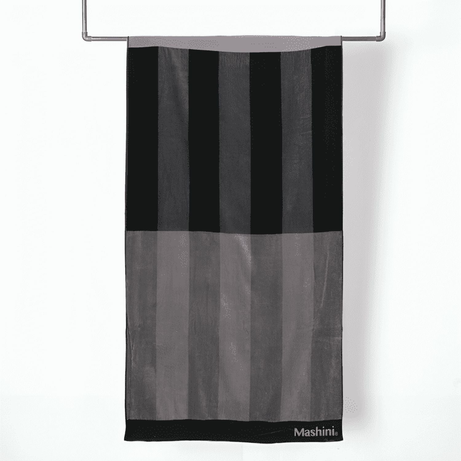 Toalla De Playa Jacquard 100x180cm. / Grises – Mashini