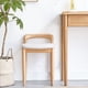 thumbnail image 3 of Natural Beech Wood Make-up Stool Bed Bench for Dining Room, Bedroom, 3 of 3